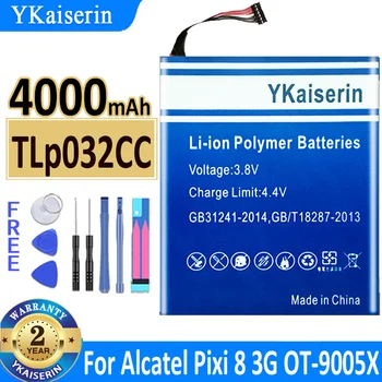 YKaiserin TLp032CC akkumulátor Alcatel One Touch Pixi 8 Pixi8 8.0 3G 9005X OT-9005X mobiltelefon Batterie Batterij Bateria