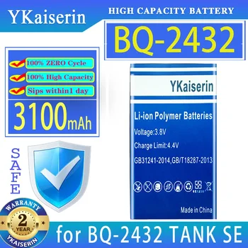 YKaiserin akkumulátor 3100mAh BQ BQ-2432 BQ2432 TANK SE Bateria számára