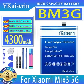 YKaiserin akkumulátor BM3G 4300mAh Xiaomi Mix3 mix 3 5G Bateria