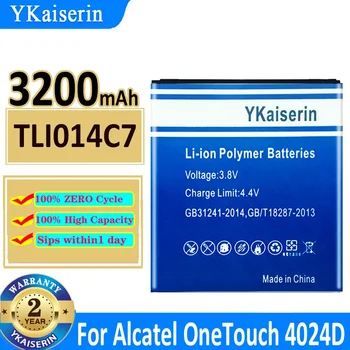  YKaiserin Új TLi014C7 akkumulátor Alcatel One Touch Pixi First 4024D 4.0