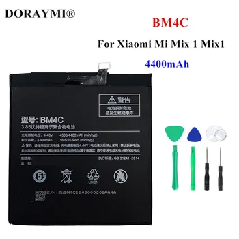  eredeti telefon akkumulátor Xiaomi Mi Mix MiMix BM4C csereelemekhez 4400mAh Bateria+Tools