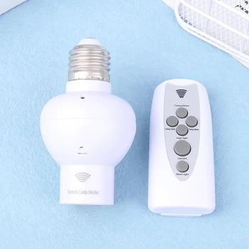 vezeték nélküli távirányító lámpatartó Kezdőlap Intelligens lámpatartó szabályozható E27 foglalat 220V izzó LED izzókhoz Lámpa aljzat