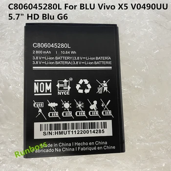 Új 2800mAh C806045280L akkumulátor BLU Vivo X5 V0490UU 5.7