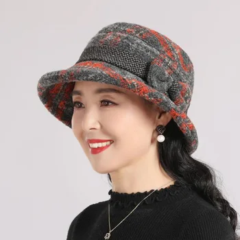 Új divat műnyúl szőrme vödör kalap nők őszi téli meleg sűrített halász kalap Panama plüss medence kalap Lady sapka