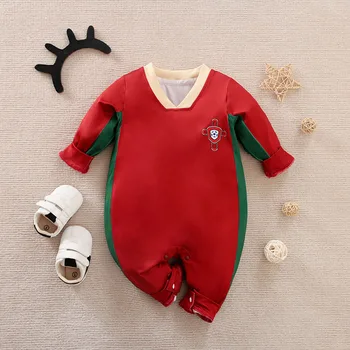 Újszülött őszi babaruhák csúszómászó ruházat Csecsemő lány fiú 0-12 hónapos Rompers bodys jumpsuit gyerekeknek hosszú ujjú